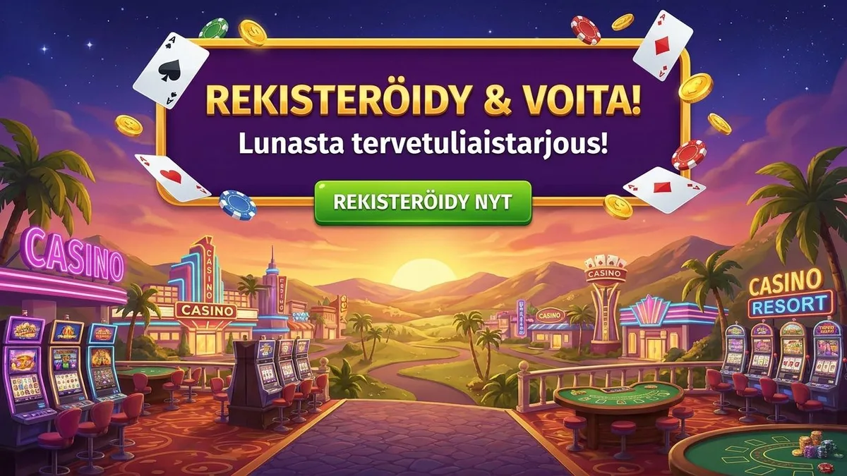 Rekisteröidy bonuksen kanssa